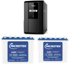 MICROTEK UPS JM SW 2500+/24V + Dura Long M1502424TT | 150Ah Tall Tubular Battery