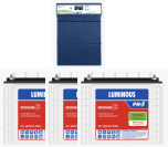 Luminous Optiums 4300+(4KVA/36V) + RC 18000PRO -150AH BATTERIES *3Nos